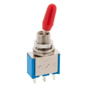 Sista chansen Vippomkopplare 1-pol ON-ON MTS-102 röd hätta