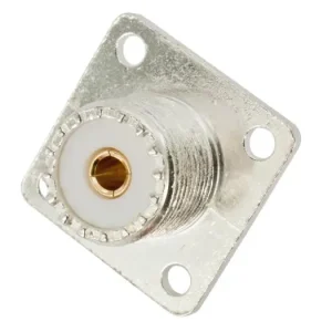 SO239 UHF hona chassie silver Nedsatt pris