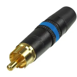 Populärt val RCA hane REAN guld blå