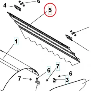 Reapris Cover Tines Rear Cover Grey Ra