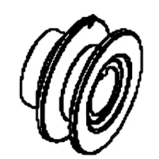 risnedsättning Pulley Impeller,Asm,2,60,75 B