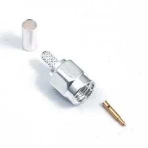 SMA hane crimp RG-174 silver Begränsad tid