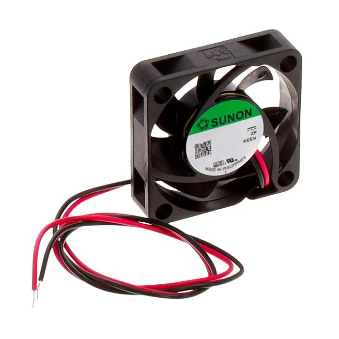 Fläkt 40x40x10mm 12VDC 23dBA 12m&sup3;/h risnedsättning