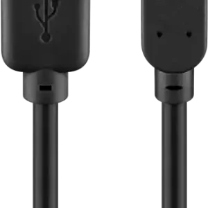 Begränsad tid USB-kabel A-hane - microB hane 1m