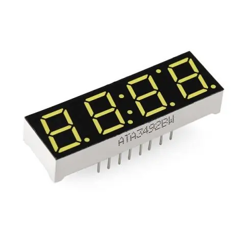 Handla nu LED display 7-Segment 10mm 4 siffror vit