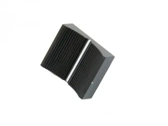 Knopp för skjutpot - svart Rea