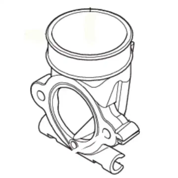 Begränsat antal Inlet Bend Assy