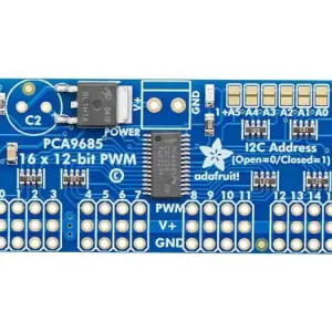 Servodrivare med 16-kanaler 12-bit PWM - I2C Extra rabatt