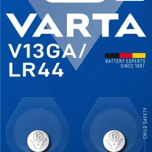 Beställ idag LR44 alkalisk knappcell 1.5V Varta 2-pack