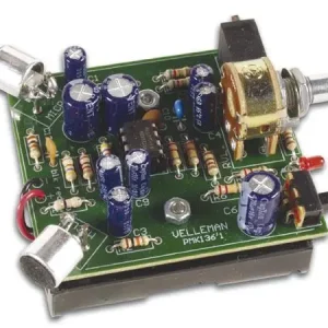 Super ear - hörlursförstärkare med mikrofoner - byggsats Endast denna vecka