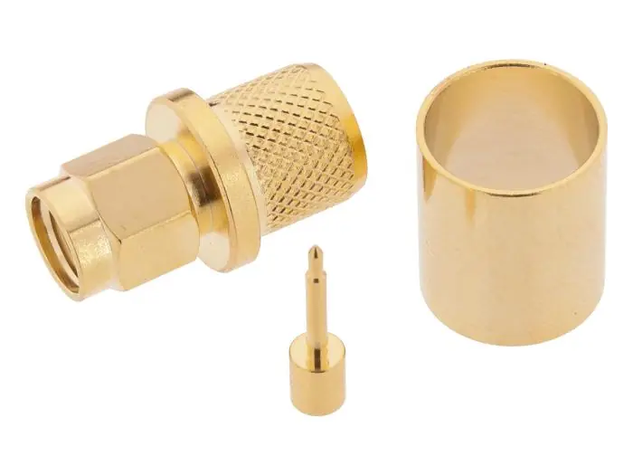 Nyhet SMA hane RG-213 crimp Max Gain