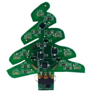 Premium Blinkande julgran 7 LED SMD