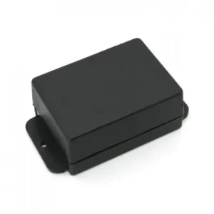 Apparatlåda FB12 39x53x25mm med fläns svart Fri frakt