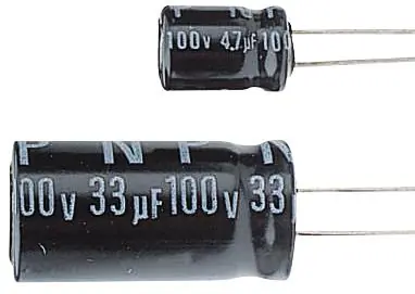 Elektrolytkondensator 47uF 16V 85C &oslash;8x11mm bipolär Snabb leverans