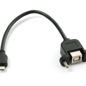 Adapterkabel USB-B till Micro-B - panelmonterad Rea
