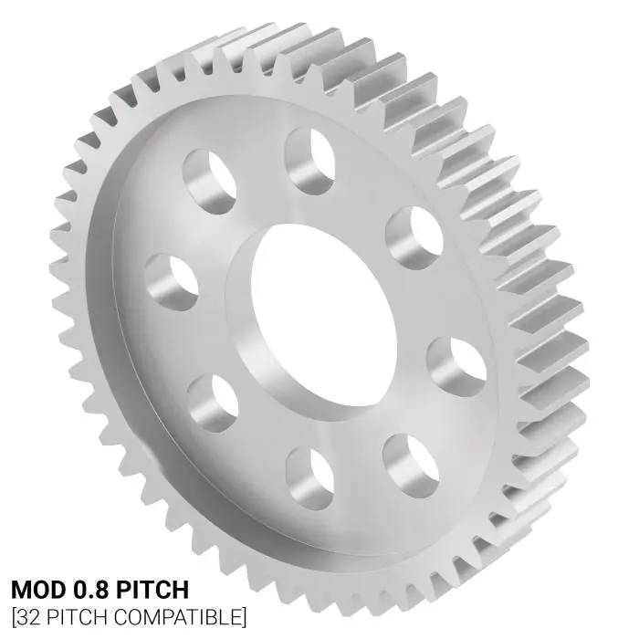 Kugghjul MOD 0.8 48T &oslash;14mm Nyhet