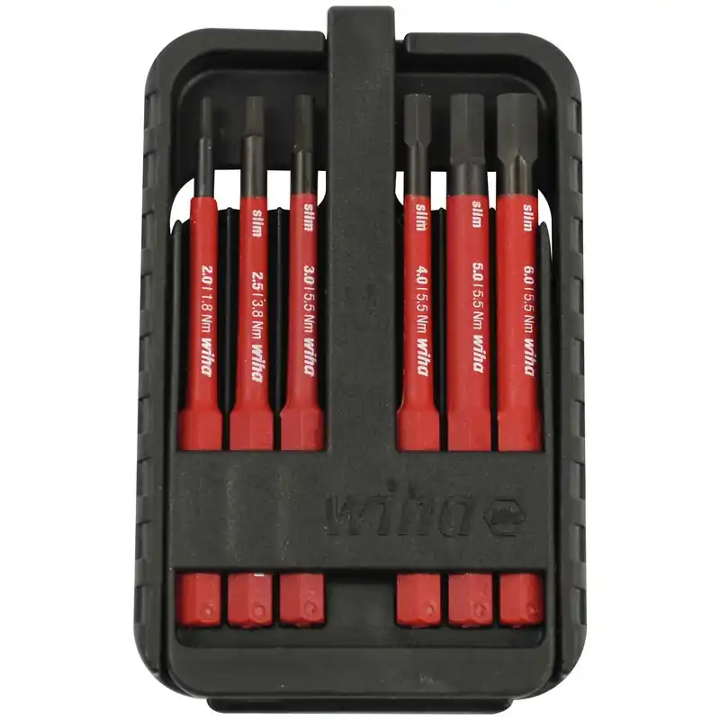Endast idag BITSATS SLIMBIT VDE 6ST SEXKANT 2-6MM