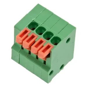 Snabb frakt Fjäderplint 4-pol 2.54mm vertikal