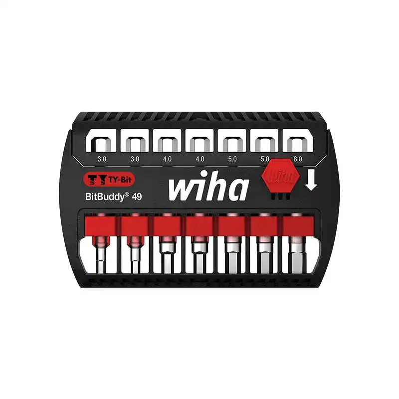 Fynd BITSSATS 7 DELAR 49MM SEXKANT TY-BITS