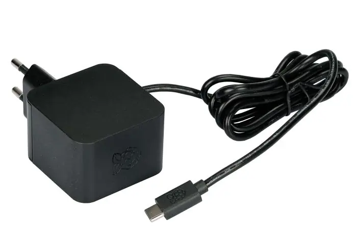 Nätadapter 27W USB-C PD Raspberry Pi 5 svart Rabatter