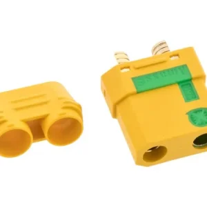 Fynd XT90 strömkontakt 2-pol 45(90)A hona gnistskydd