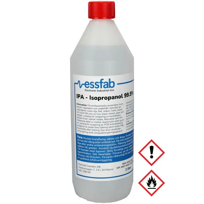 Isopropanol IPA 99.5% 1liter Fynd