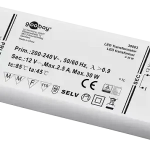 Endast idag LED drivdon 12V (DC) 30W