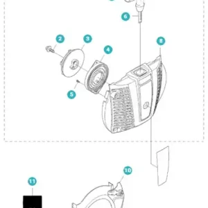 Startapparat Jonsered CC2245, FC2245 Expressleverans
