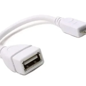 Kundfavorit Micro-USB hane till USB hona adapter vit