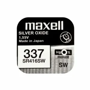 Nyhet Knappcellsbatteri silveroxid 337 SR416 Maxell