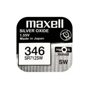 Säker betalning Knappcellsbatteri silveroxid 346 SR712 Maxell