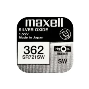 Rabatter Knappcellsbatteri silveroxid 362 SR721 Maxell