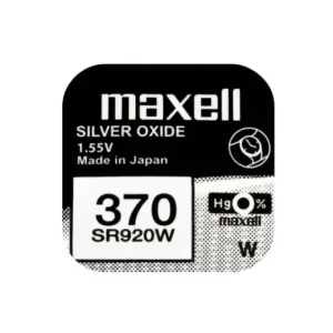 Endast denna vecka Knappcellsbatteri silveroxid 370 SR920 Maxell