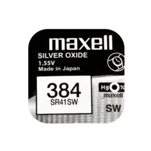 Säker betalning Knappcellsbatteri silveroxid 384/392 SR41 Maxell