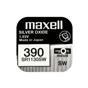 Billigare Knappcellsbatteri silveroxid 389/390 SR1130 Maxell