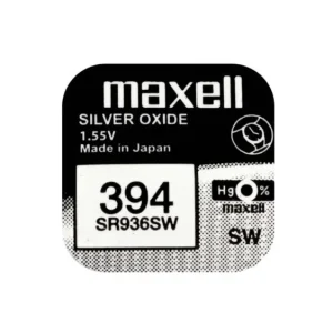 Knappcellsbatteri silveroxid 380/394 SR936 Maxell Lägg i varukorgen