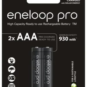 Rabatt Laddningsbar AAA eneloop pro 930mAh 2-pack