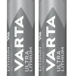 Säker betalning AA litium-batteri Varta 2-pack