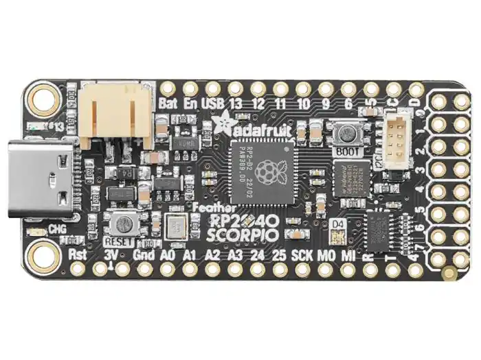 Köp online Adafruit Feather RP2040 SCORPIO - NeoPixel-drivkort 8-kan
