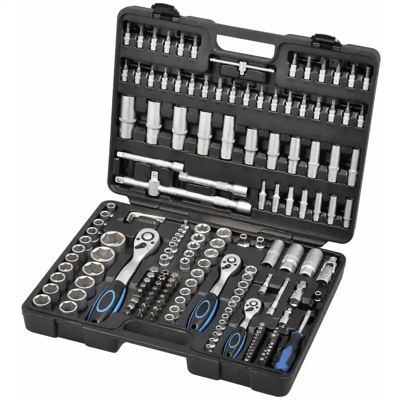 Billigare HYLSNYCKELSATS 1/4", 3/8" OCH 1/2" 172 DELAR