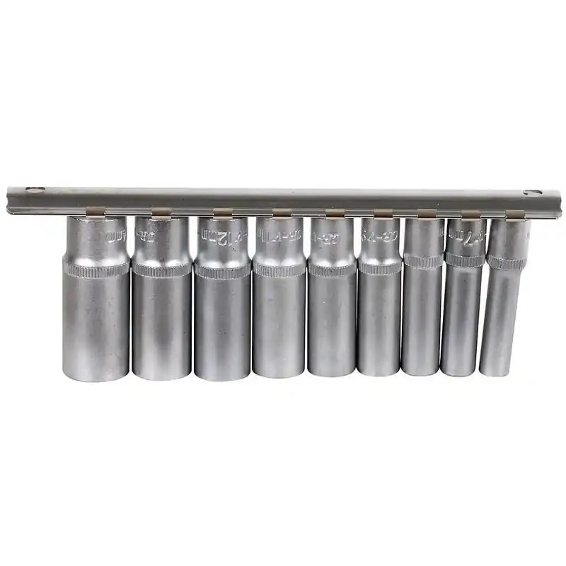 Extra rabatt HYLSSATS 1/4" 6-14MM 9ST 12-KANT LÅNG