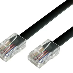 Snabb leverans RJ45 modular signal- och nätverkskabel 3m svart