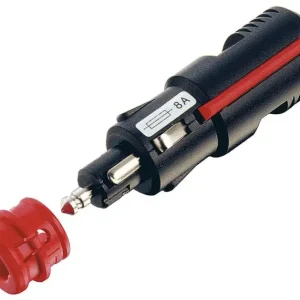 12V kontakt cigg/DIN 8A säkring - skruvavlastning Köp online