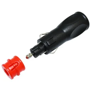 12V kontakt cigg/DIN 8A säkring - dragavlastning Fri frakt