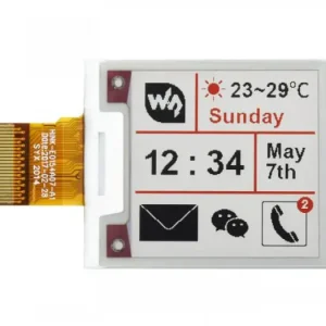 Rabatt 1.54" E-papper display 200x200px svart/vit/röd