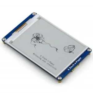 4.3" E-papper display 800x600px svart/vit monterad på kort Fri frakt