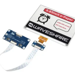 Outlet 5.83" E-papper display 648x480px svart/vit/röd SPI