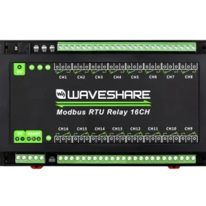 Relämodul 16-kan RS-485 / Modbus DIN-skena Rabatter
