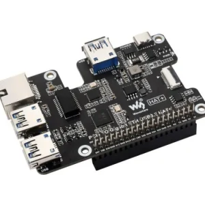 Rabatt Gbit Ethernet & USB 3.2 HAT för Raspberry Pi 5