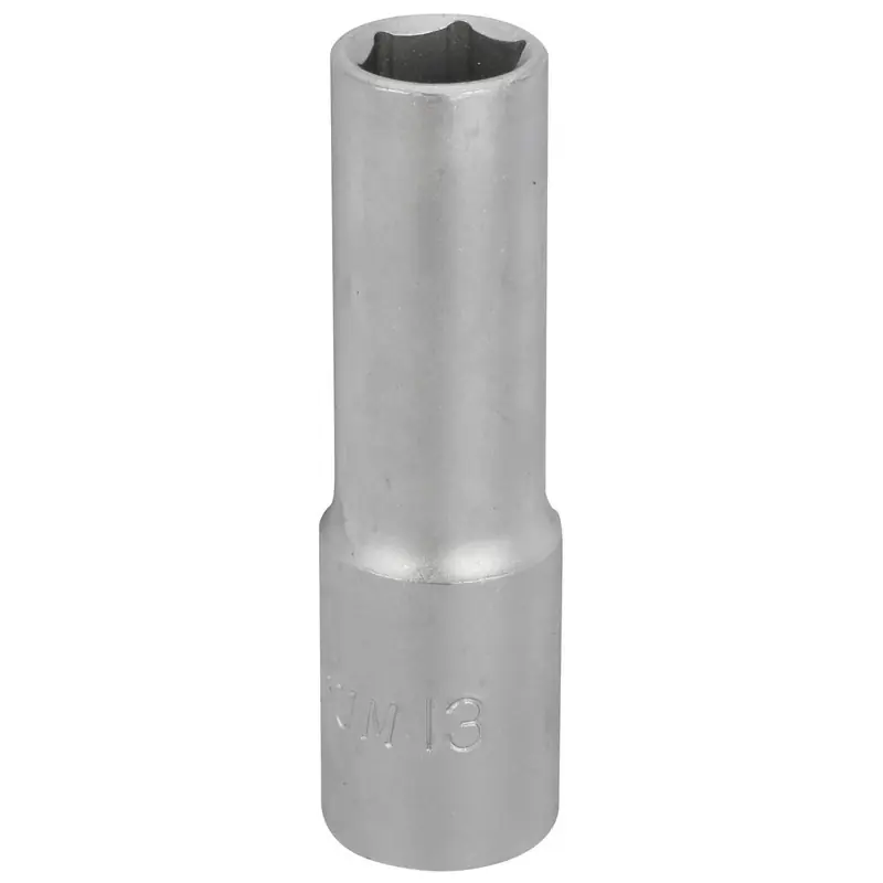 Lågt pris LÅNG HYLSA 6-KANT 76MM 1/2" 13MM